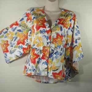 Suvimuga flowery top M